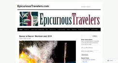 Desktop Screenshot of epicurioustravelers.com